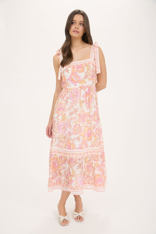 Sunset Sorbet Midi Dress image 0