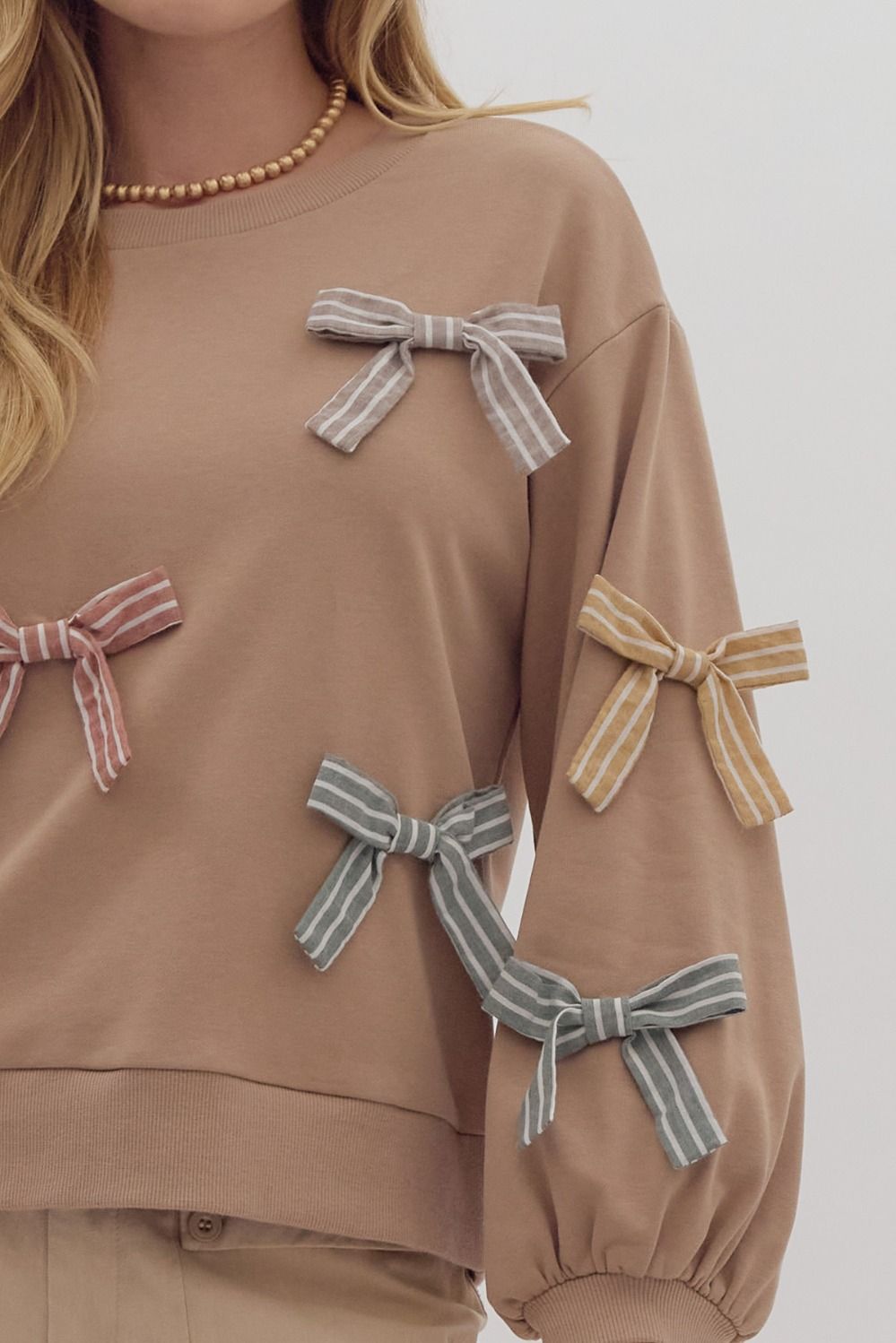 Ribbon Cocoa Sweater image 2