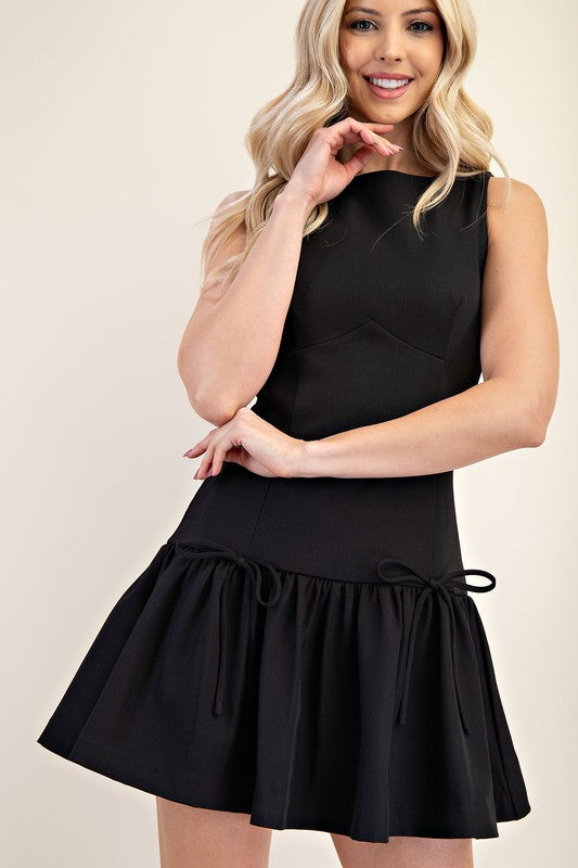 Time to Bow Drop Waist Dress image 4
