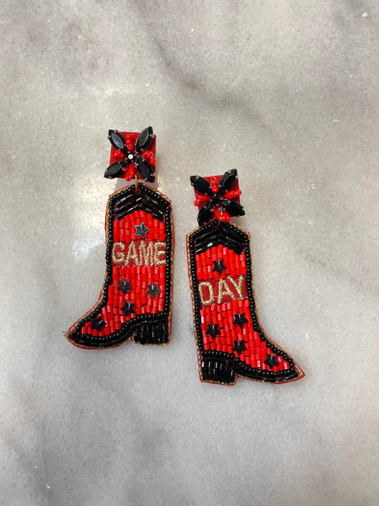 It’s Gameday Y’all Beaded Earrings  image 0