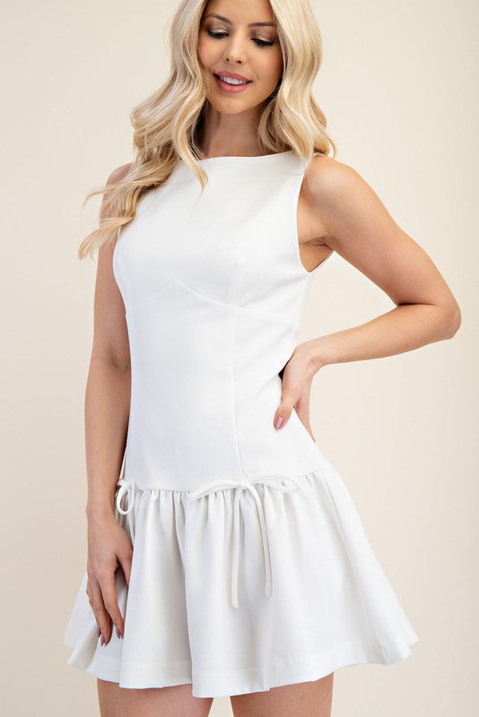 Time to Bow Drop Waist Dress image 2