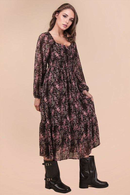 Floral Fall Dress