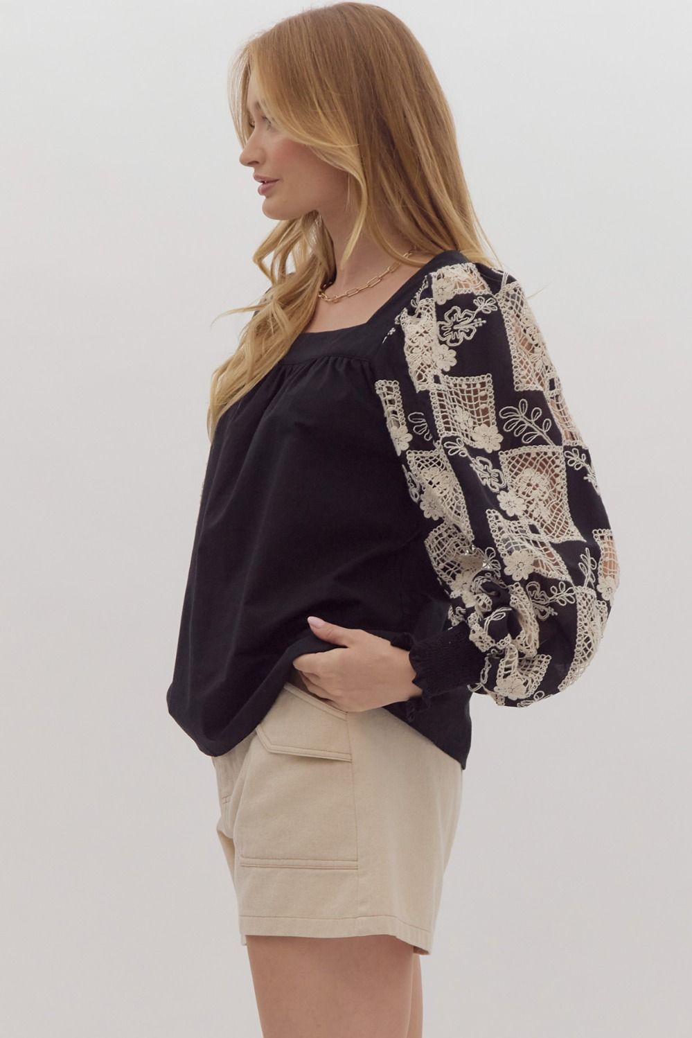 Embroidered with Care Top image 7
