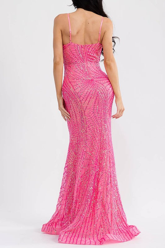 Pink Power Formal Dress