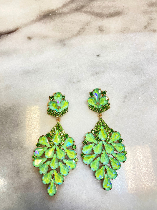 Green Elegance Earrings image 0