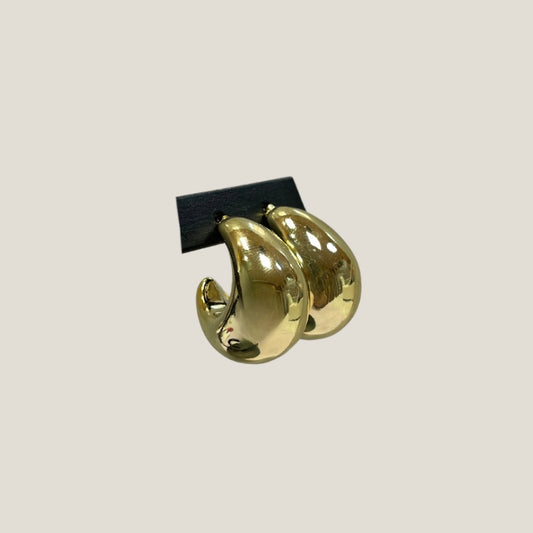 Bubble Dreams Chunk Hoop Earring image 0