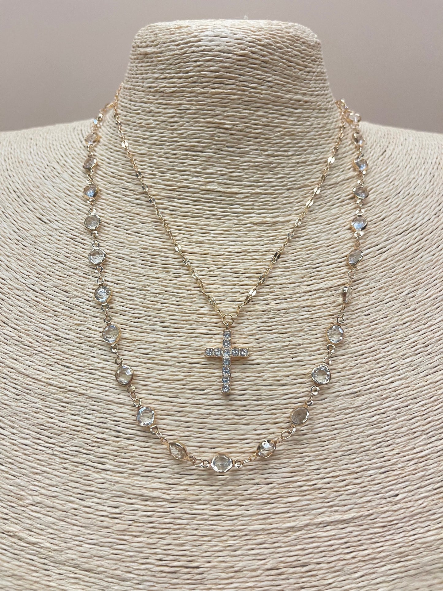Diamond Cross Necklace  image 1