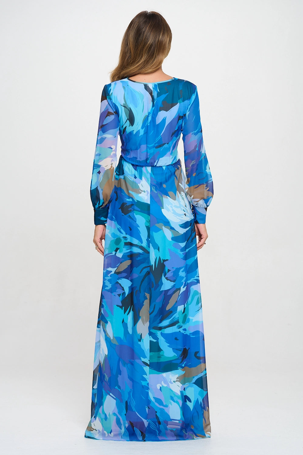 Costal Blue Maxi Dress image 2