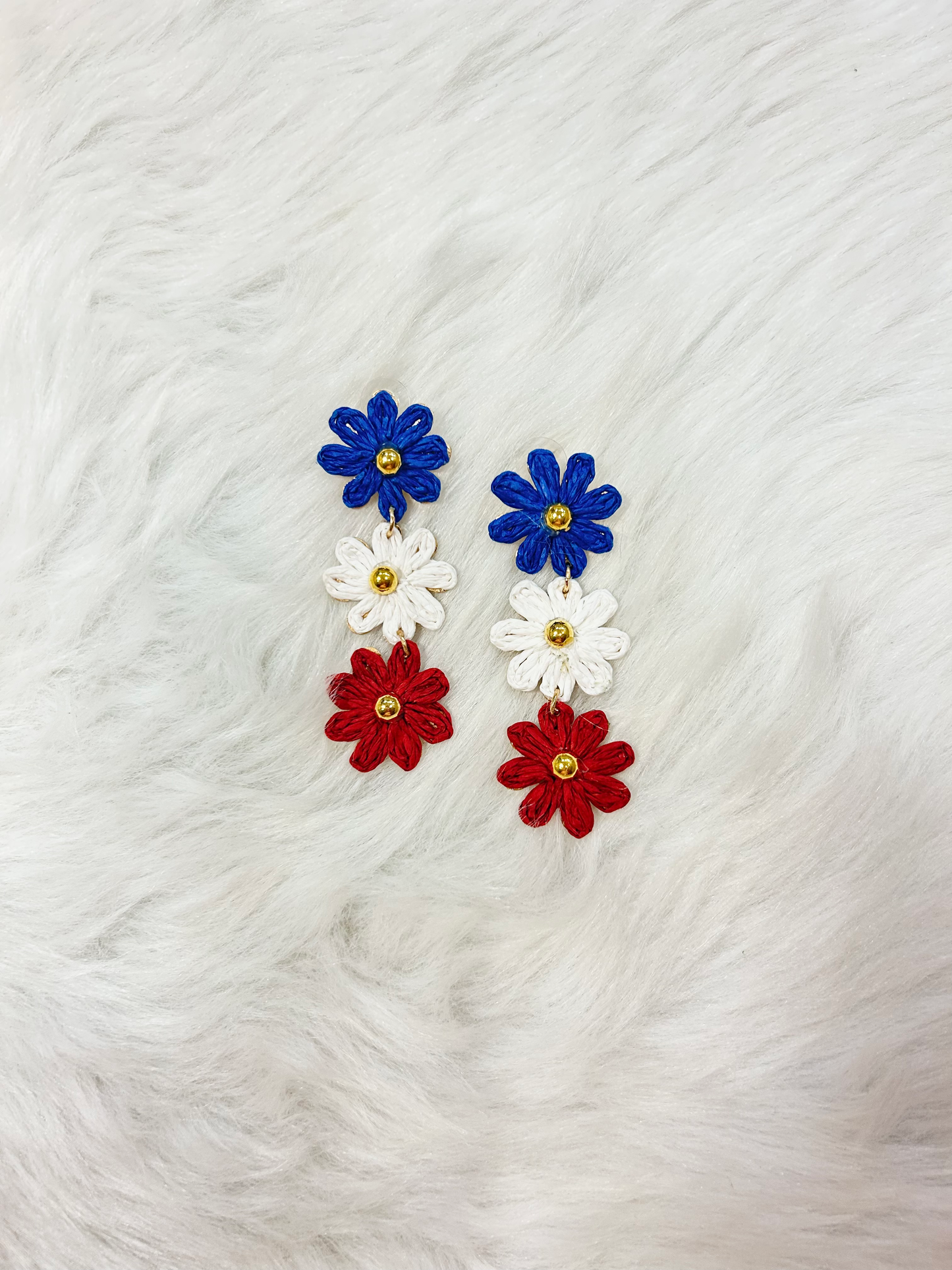Flower Drop Tiered Earring image 5