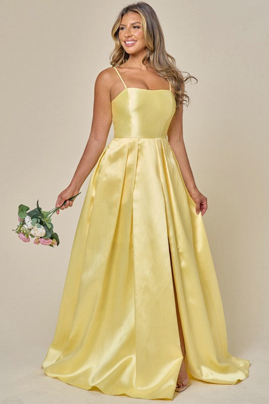 Pretty in Yellow Formal Dress image 3