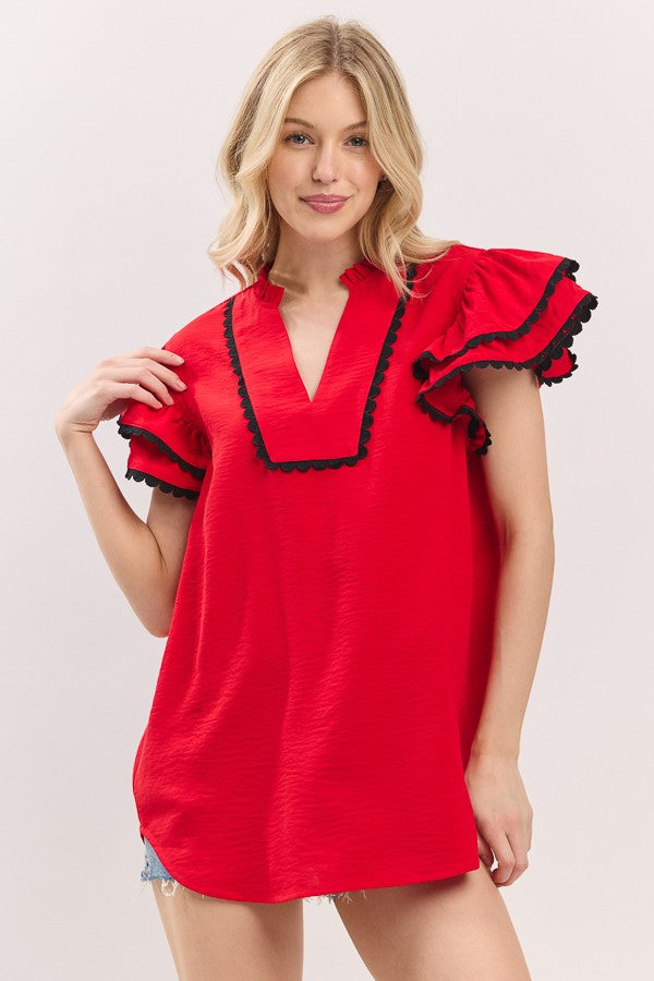 Ruffle and Score Top image 5