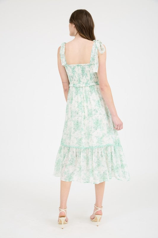 Floral Bo Peep Midi Dress image 3