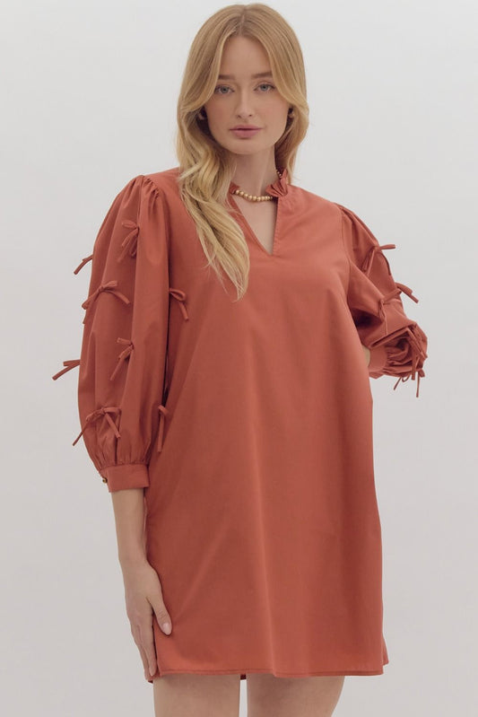 Tied-Up Mini Dress image 0