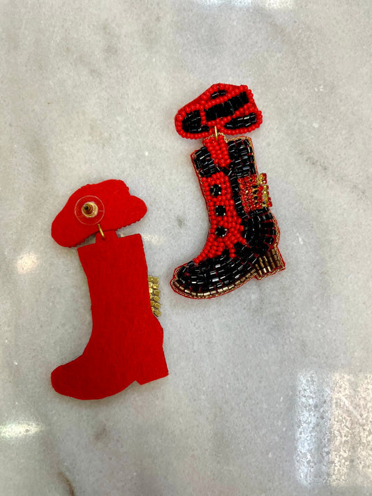 Bulldog G-Day Cowgirl Earrings image 1