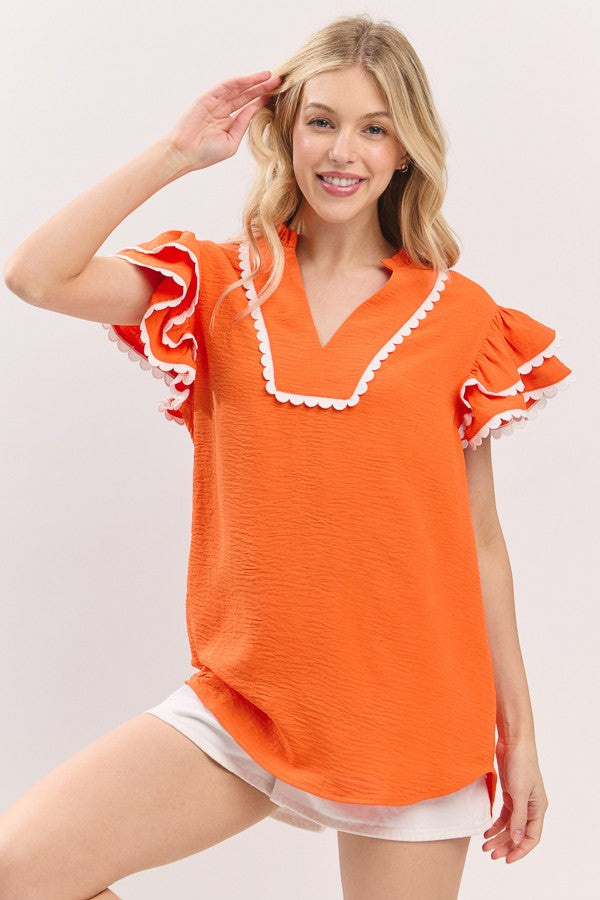 Ruffle and Score Top image 4