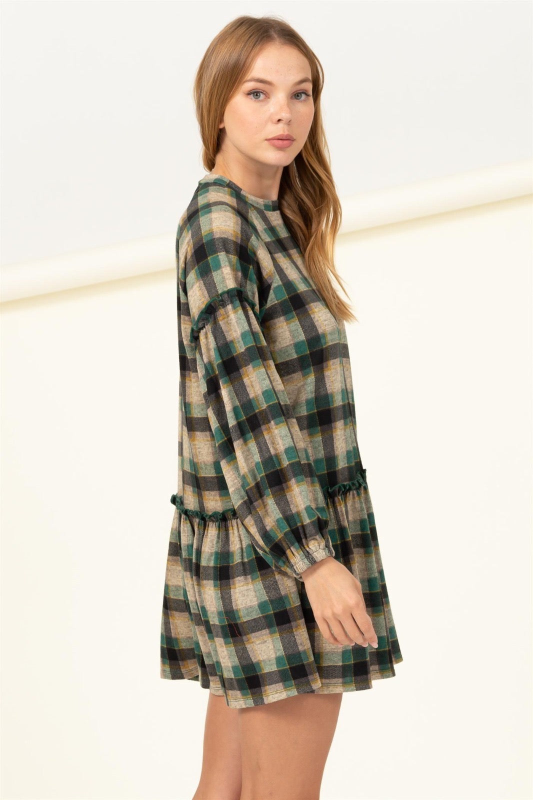 Flirty Flannel Dress image 9