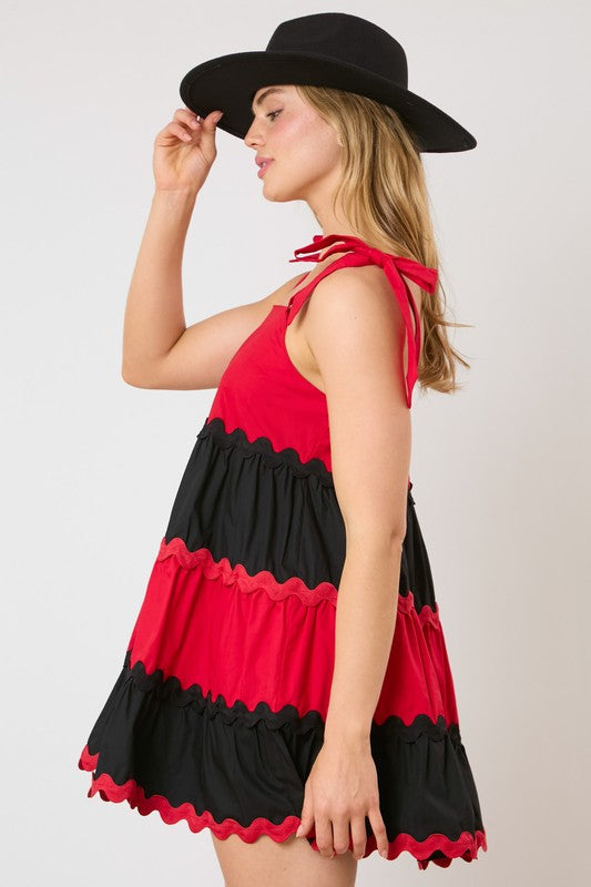 Doodle Color Block Dress  image 1
