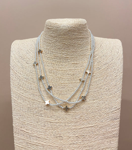 The Triple Crossed Necklace image 0