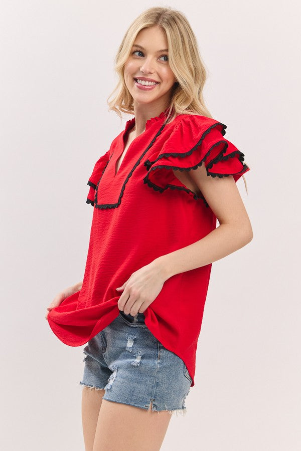 Ruffle and Score Top image 3
