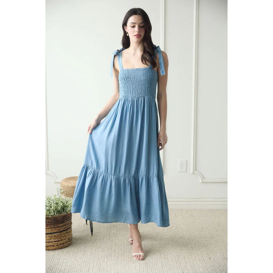 Simple Denim Living Midi Dress image 0