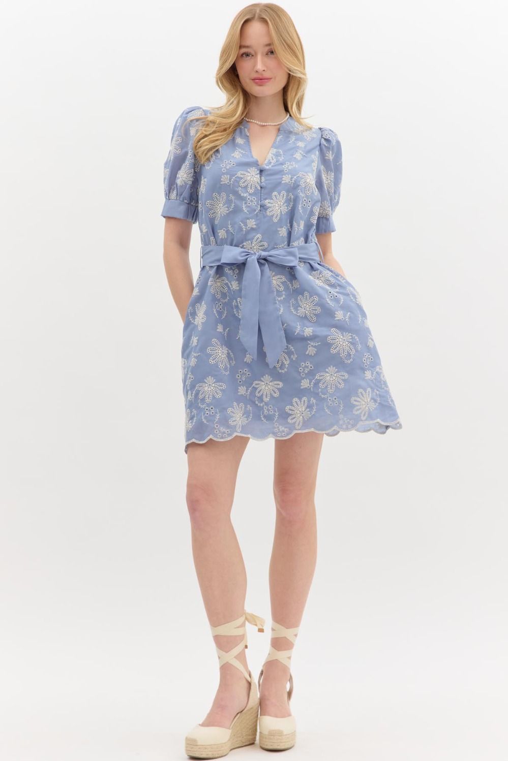 Soda Shop Sweetheart Blue Mini Dress image 2
