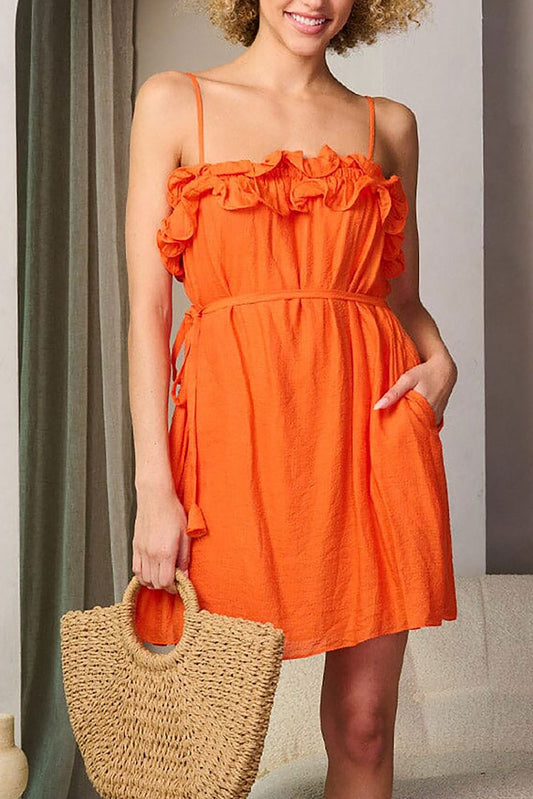 Bury Me In Orange Dress image 1