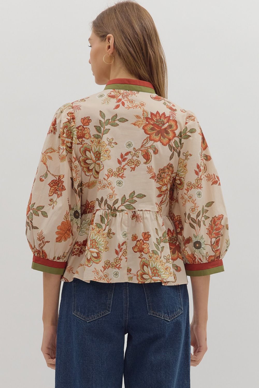 Fall Floral Beauty Top
