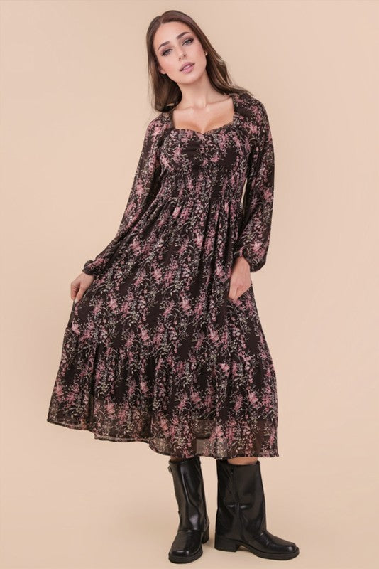 Floral Fall Dress