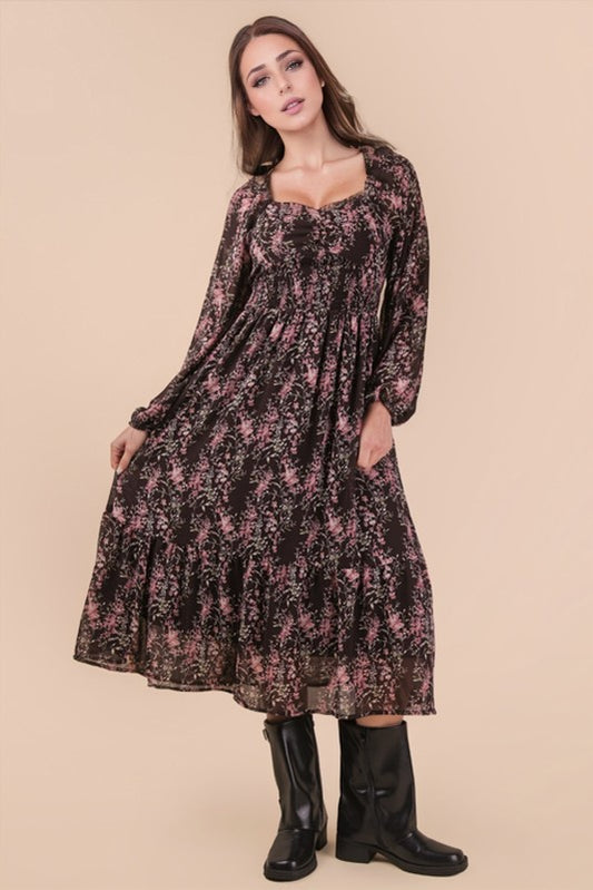 Floral Fall Dress
