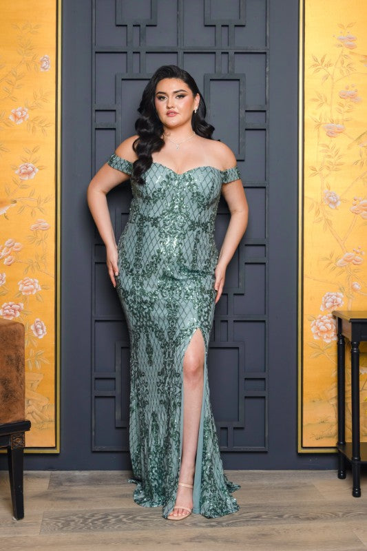 Eclipse Dreams Plus Size Formal Dress