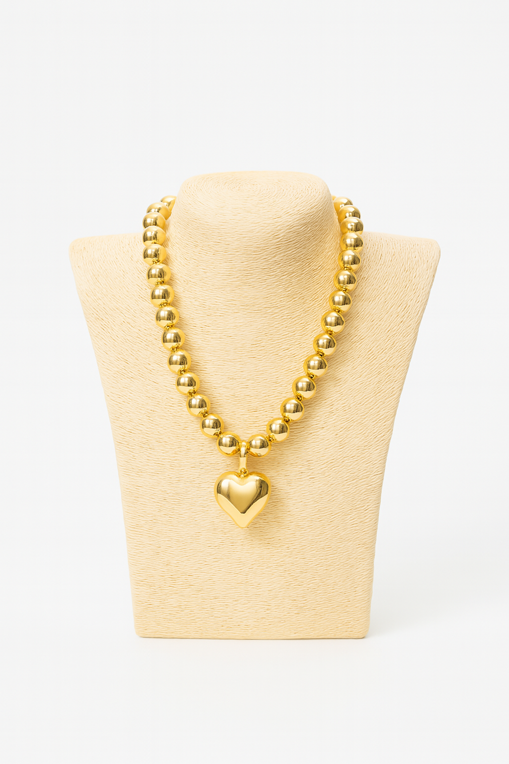 Chunky Gold Heart Necklace
