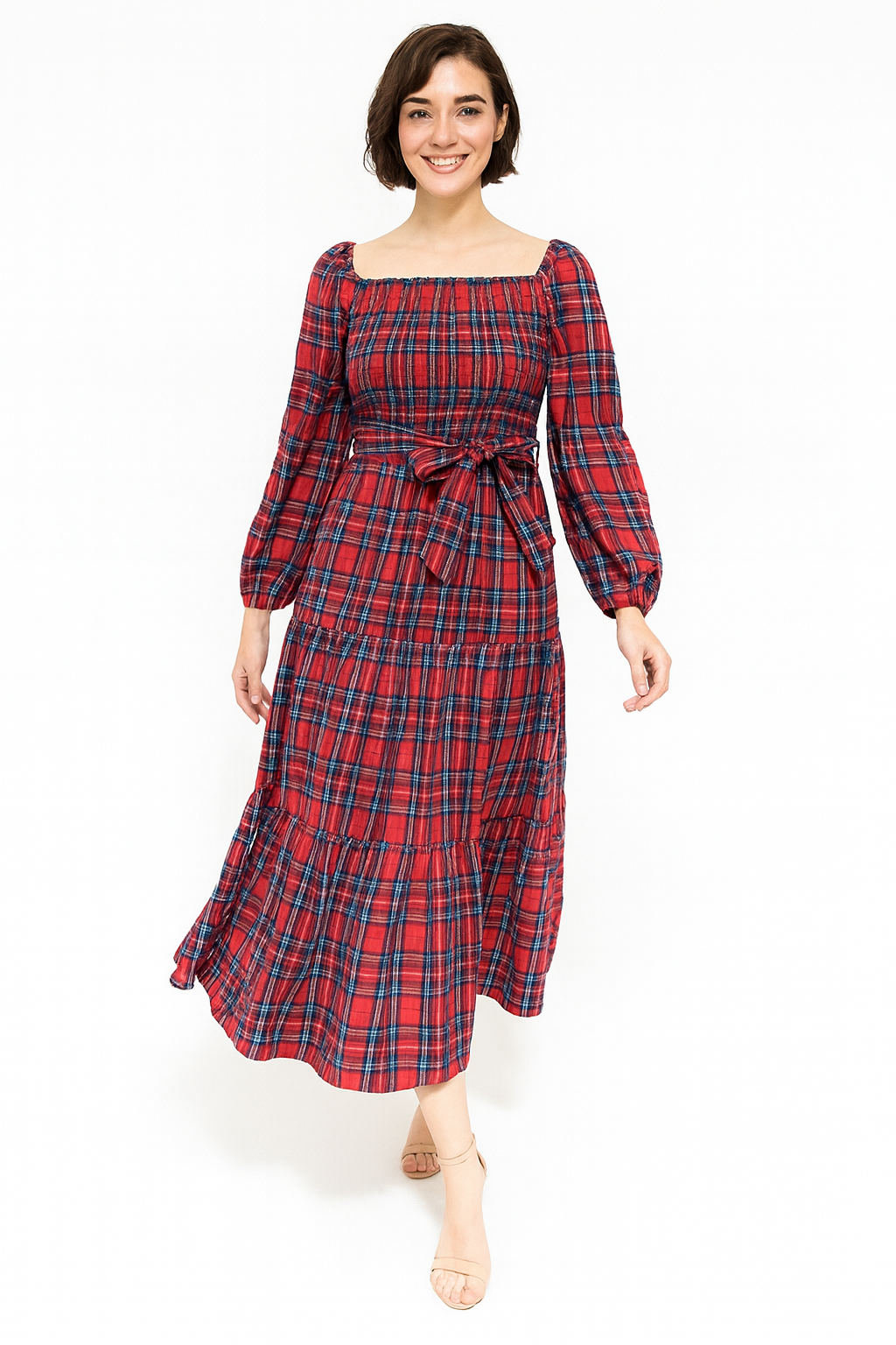 Christmas Plaid Dress