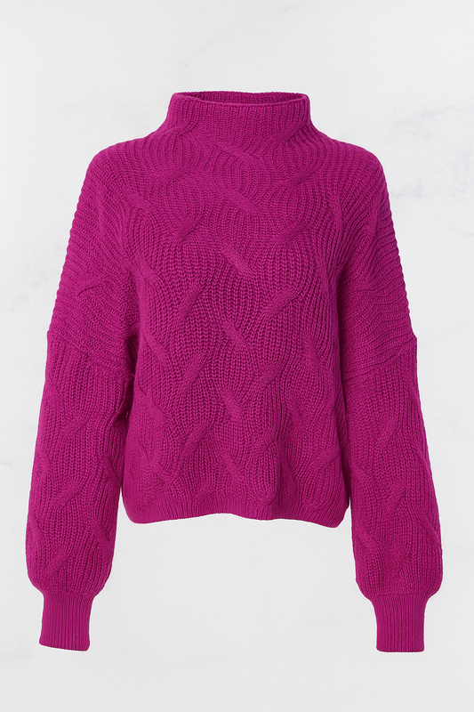 Vibrant fuchsia sweater