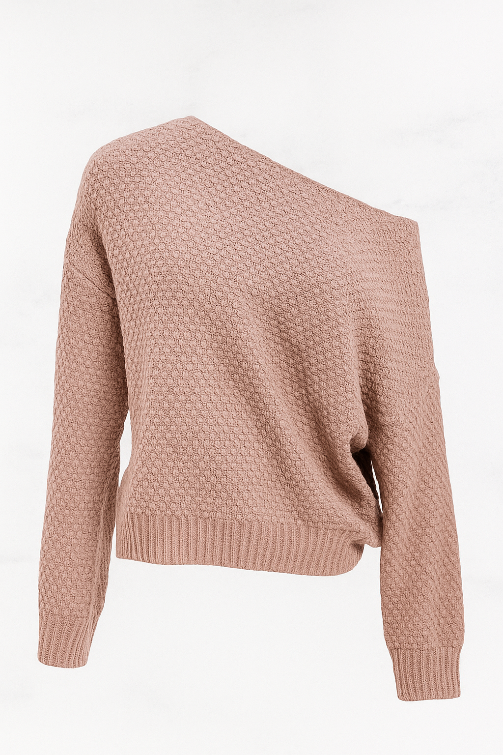 Sofi blush pink off shoulder sweater