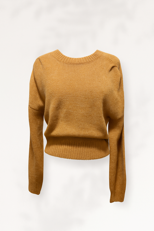 Caramel knit sweater