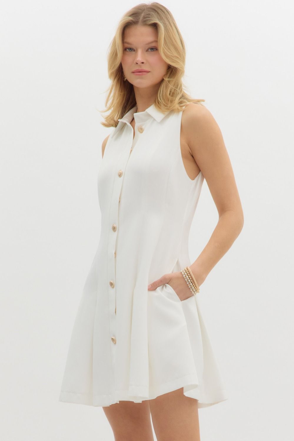Official Sweetheart Button Down Dress image 3