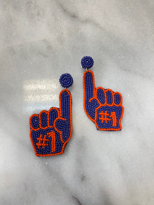 Number One Fan Earrings  image 0