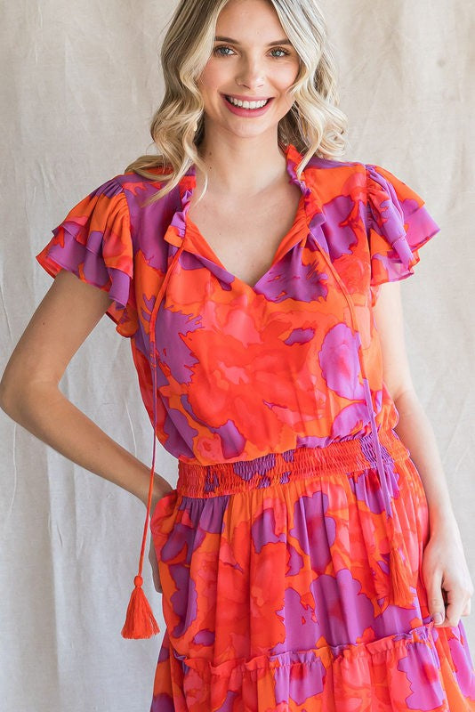 Purple and Orange Dreams Dress image 4