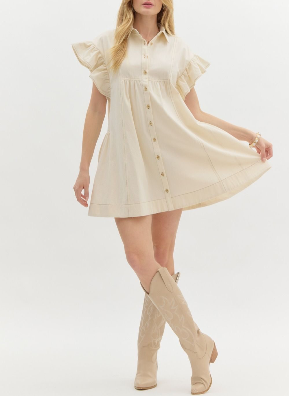 Cream & Calm Dress image 2