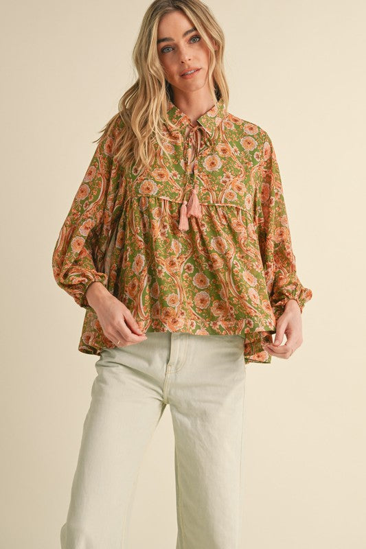 Retro Bohemian Blouse image 0