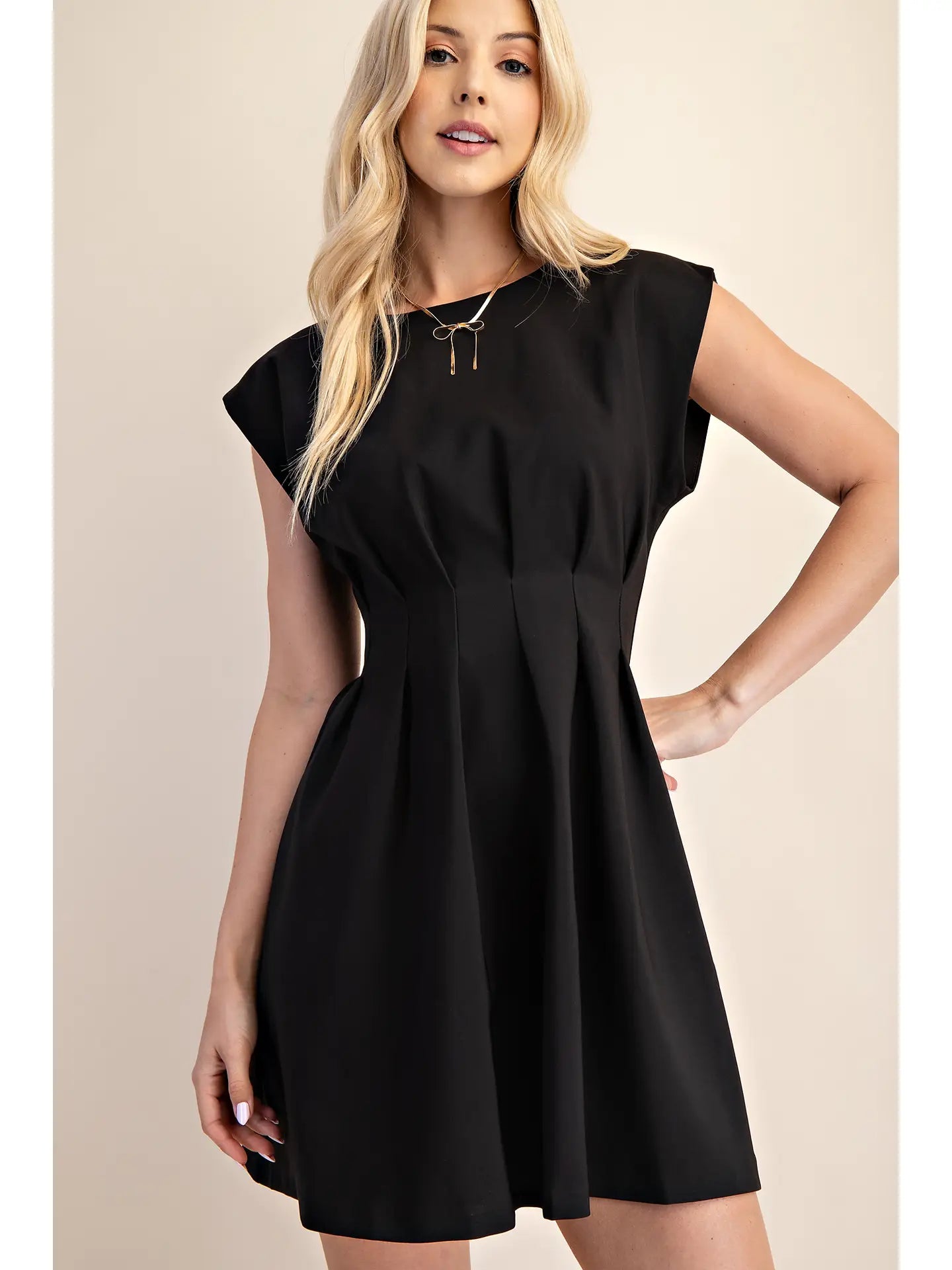 All In Waist Pleated Dress image 2