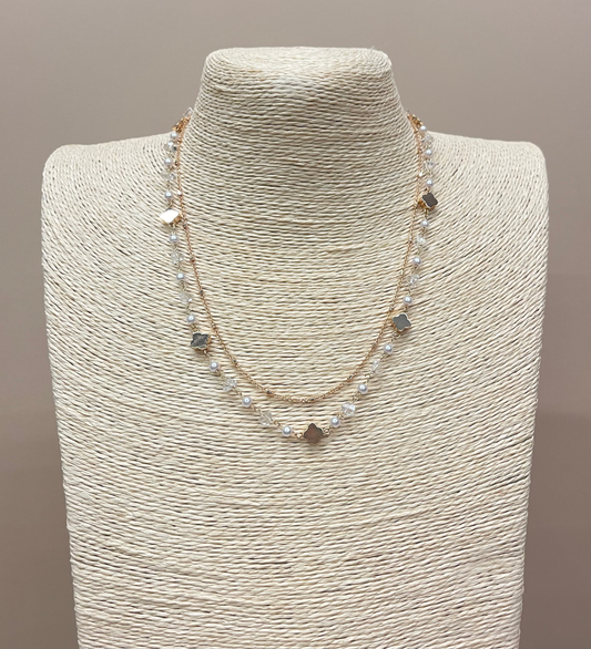 Pearl Layered Necklace image 0