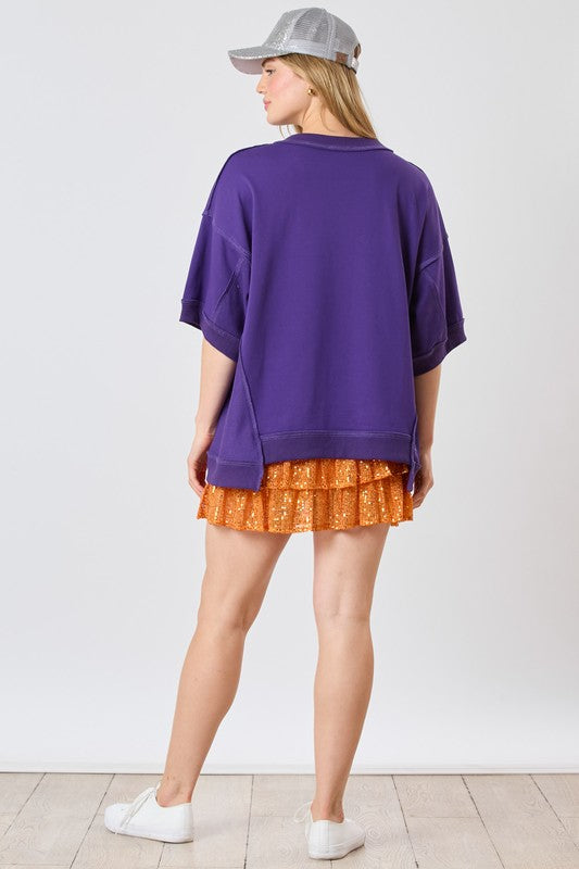 Eye Of The Tiger Oversized Top image 3
