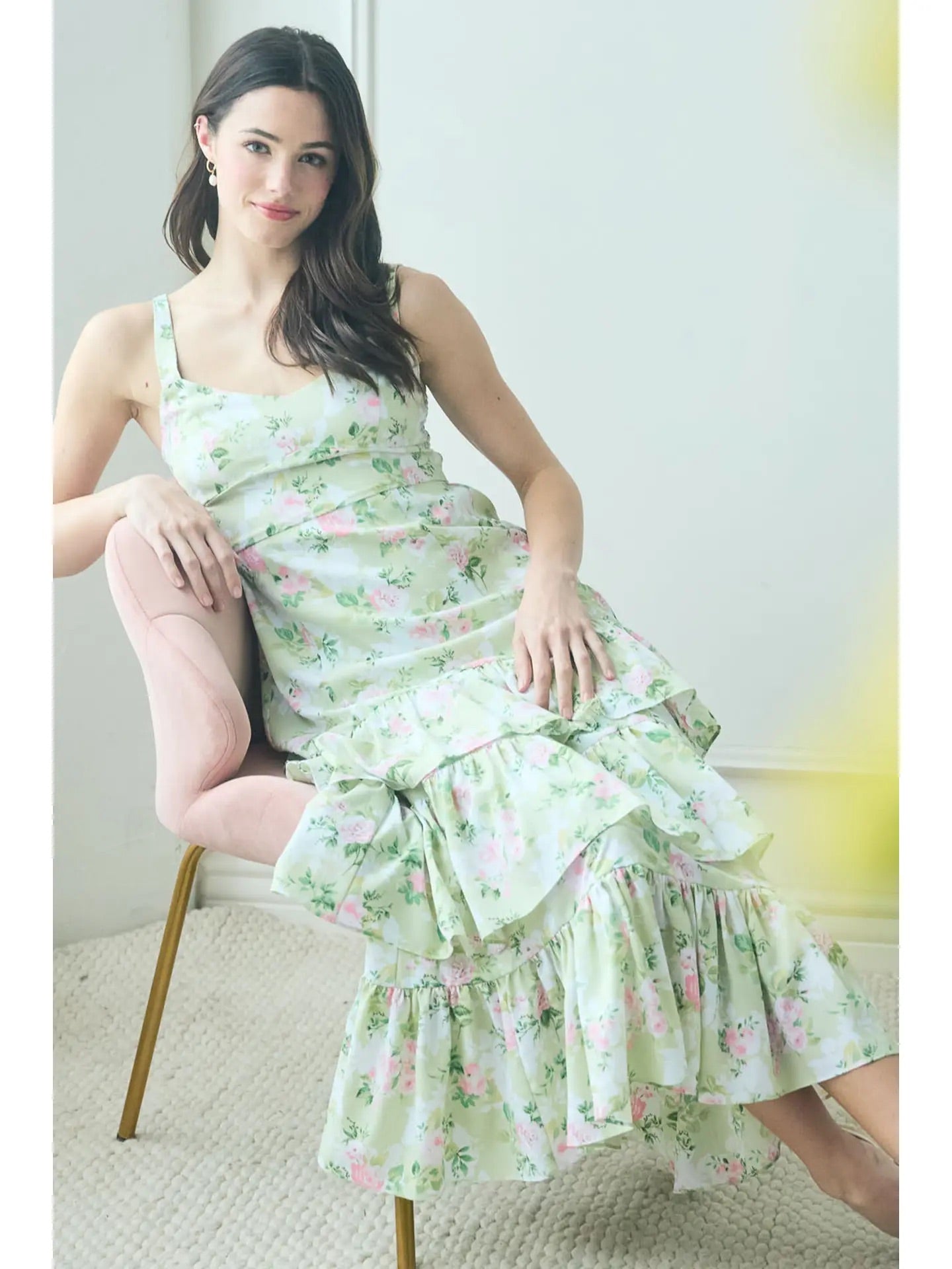  Greenbell Bliss Maxi Ruffle Dress  image 2