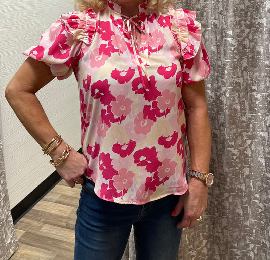 Pink Paisley Top image 0