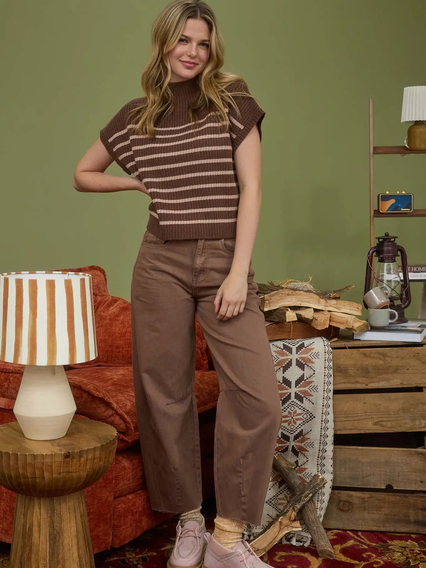 Brown Sugar Sweetie Sweater Top