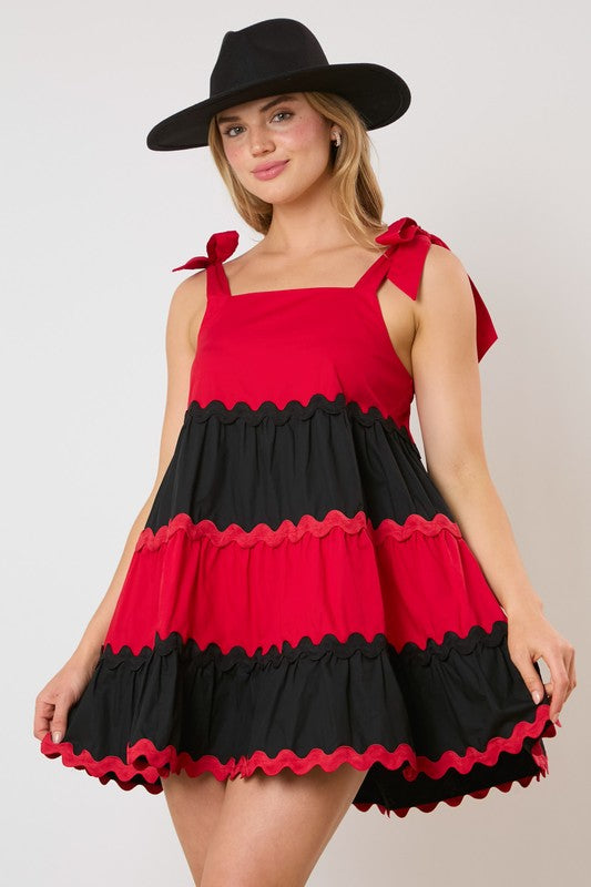 Doodle Color Block Dress  image 0