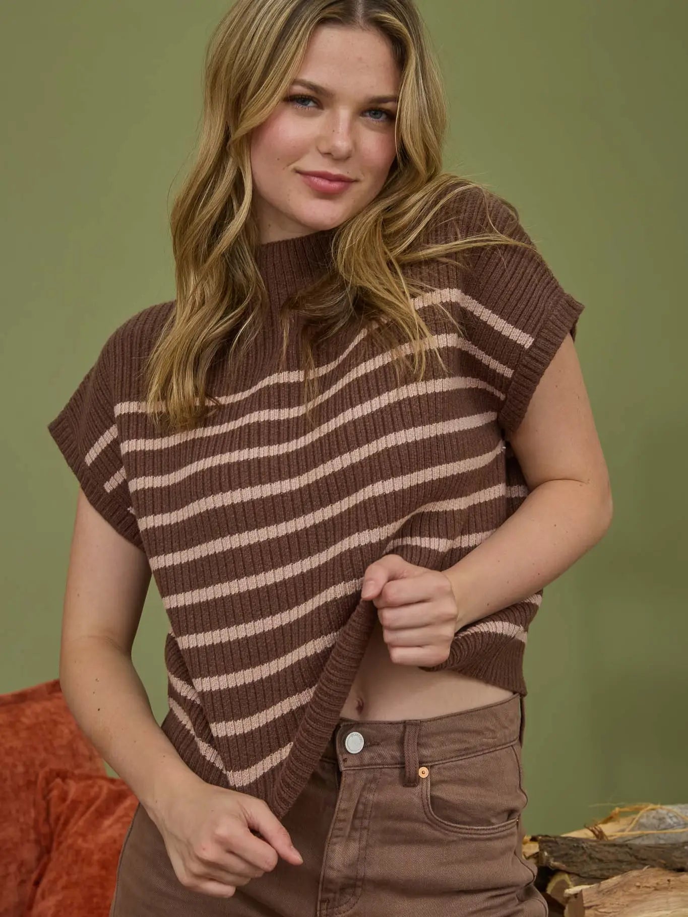 Brown Sugar Sweetie Sweater Top
