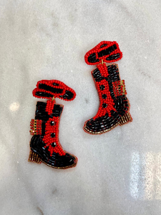 Bulldog G-Day Cowgirl Earrings image 0