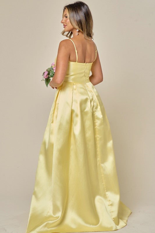 Pretty in Yellow Formal Dress image 2